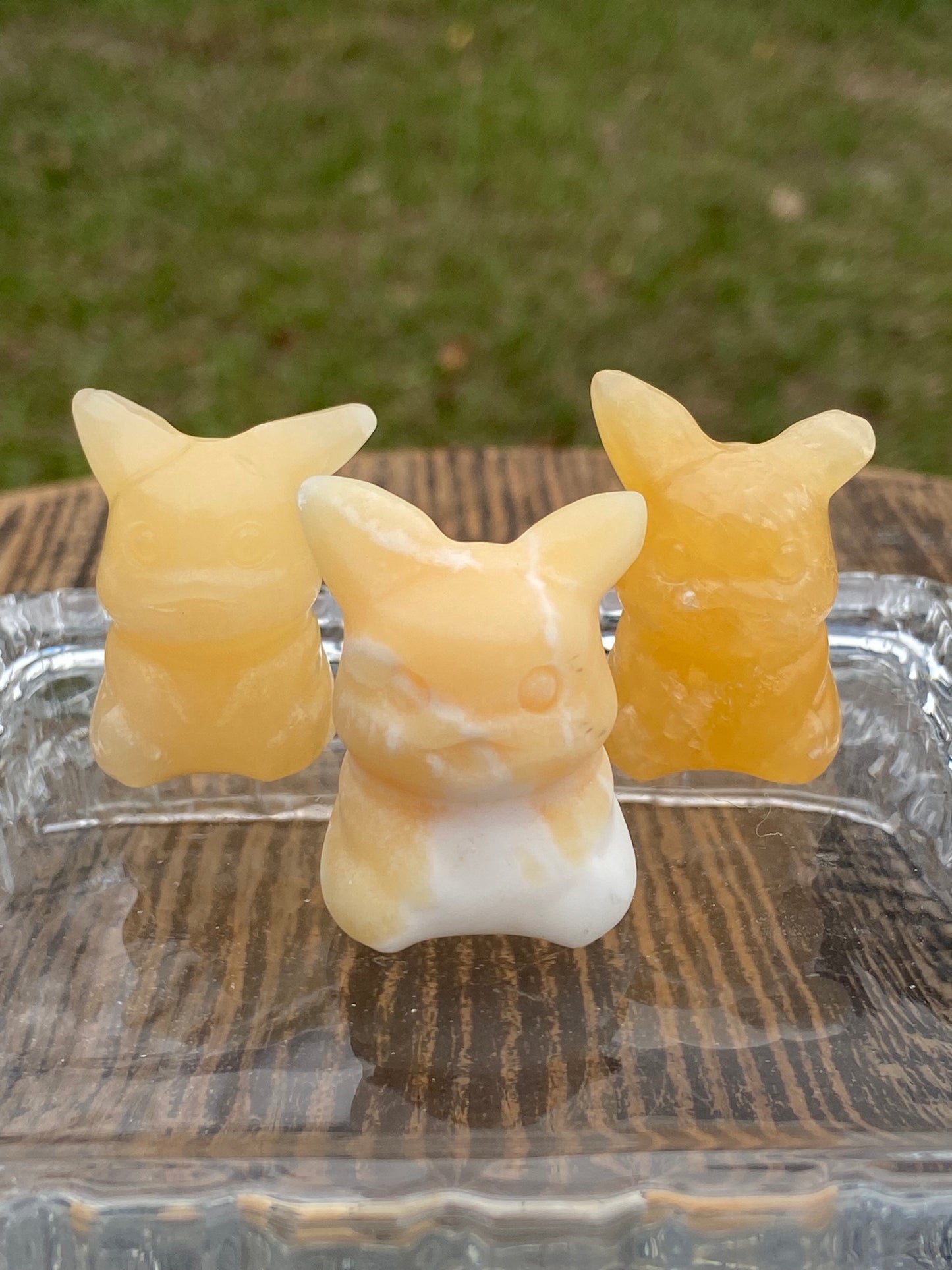 Yellow Calcite Pikachu