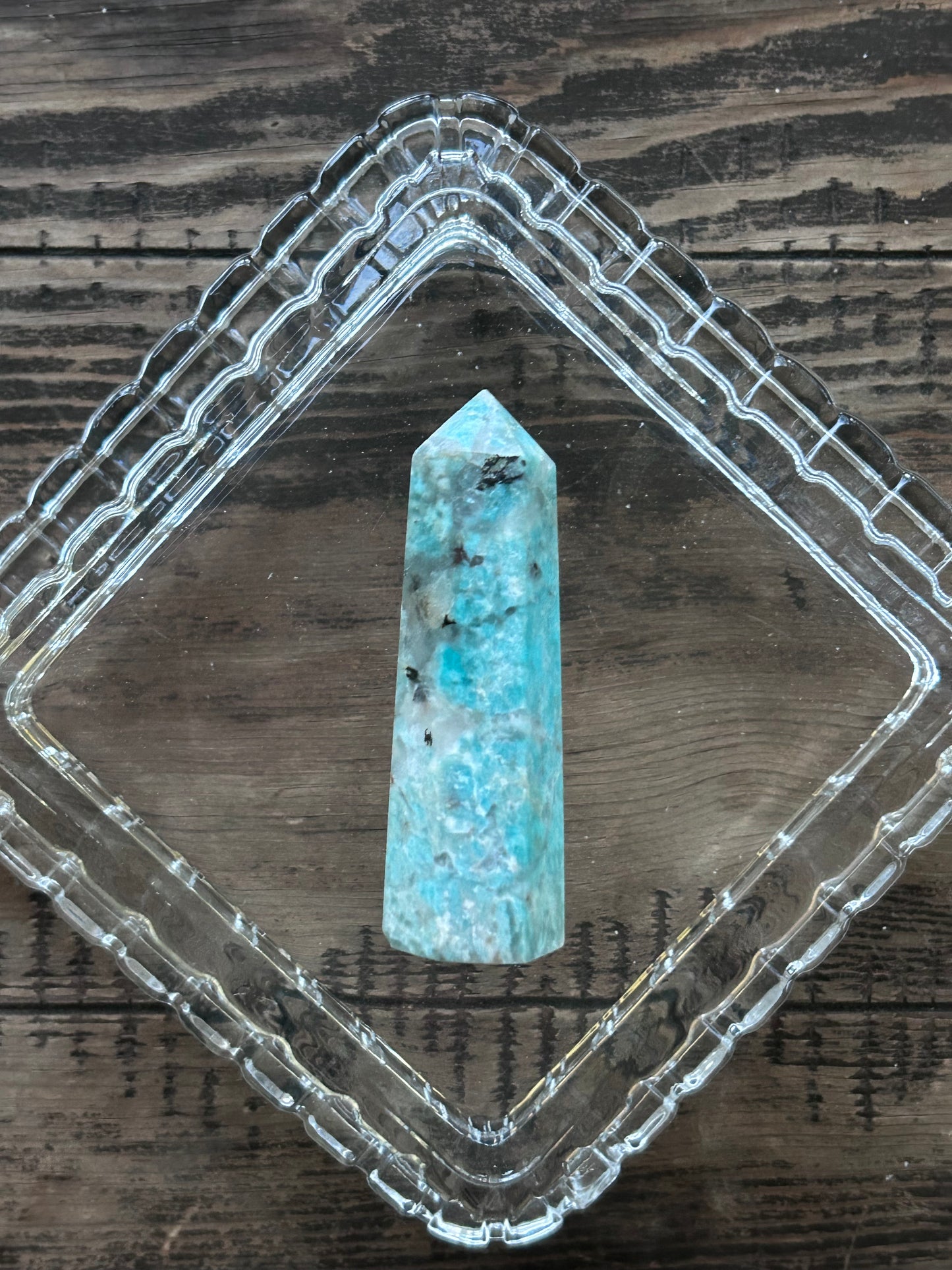 Amazonite x Smoky Quartz Towers