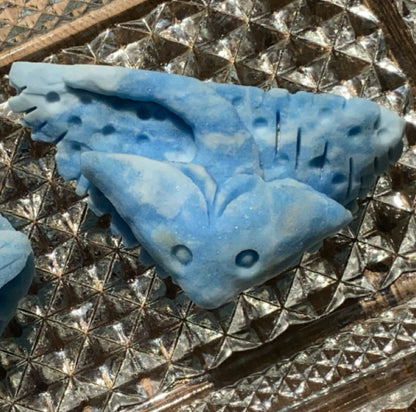 Blue Aragonite Stingray