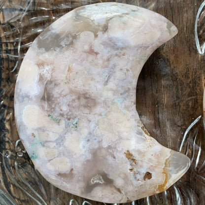 Flower Agate Moon