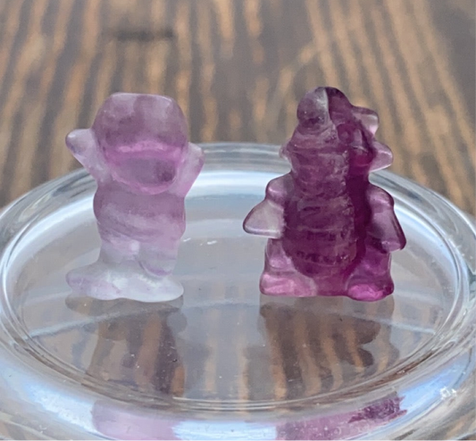 Pink Fluorite Mini Pokemon