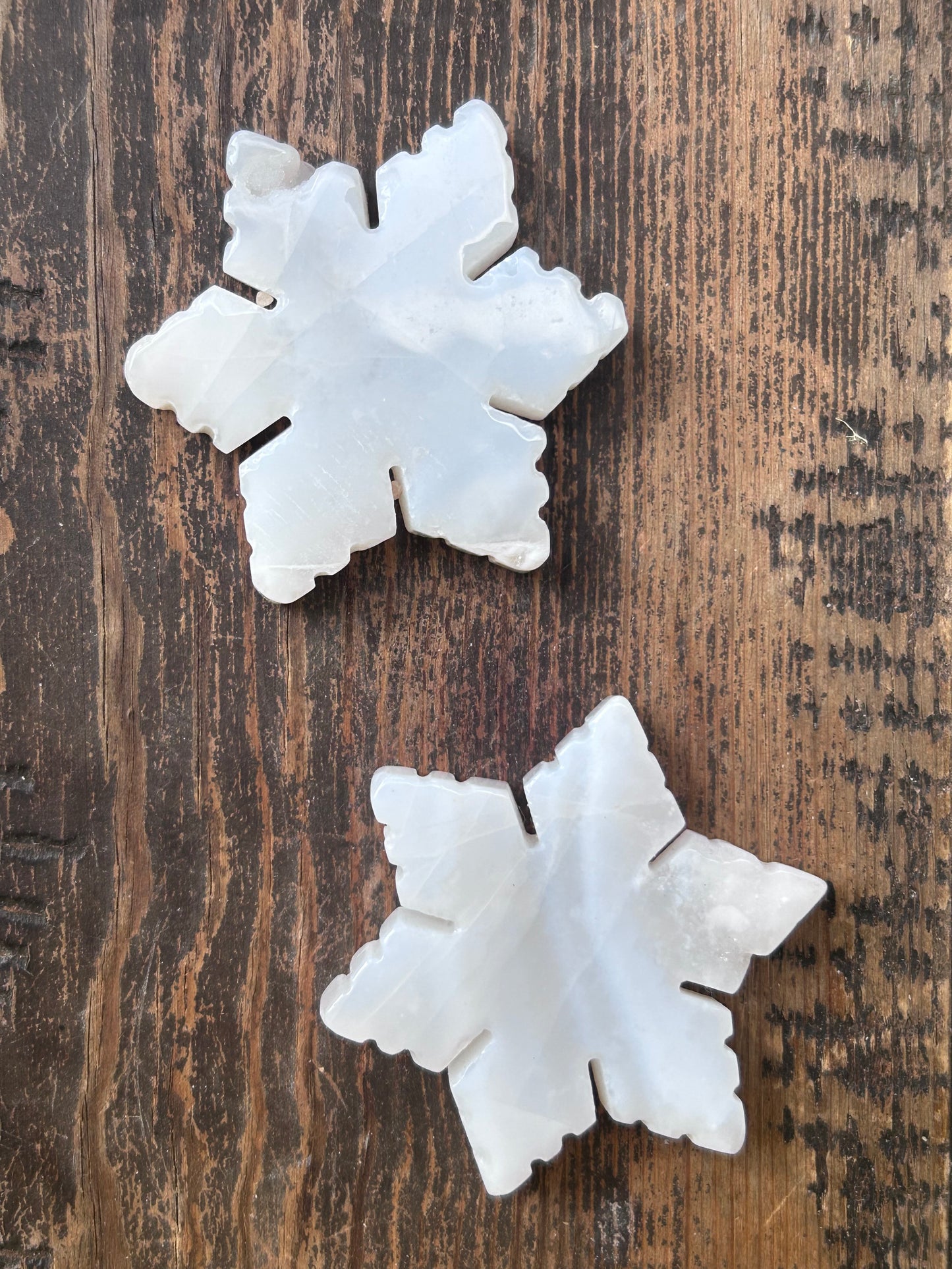 Snow Agate Snowflake