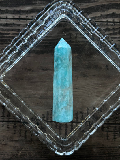 Amazonite x Smoky Quartz Towers