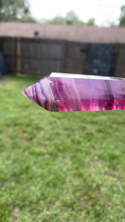 Pink Fluorite Wand